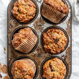 Oatmeal Raisin Bran Muffins