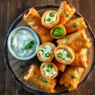 Jalapeno Popper Egg Rolls
