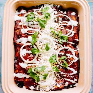 Chicken Mole Enchiladas