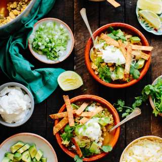 Chicken Poblano White Bean Chili