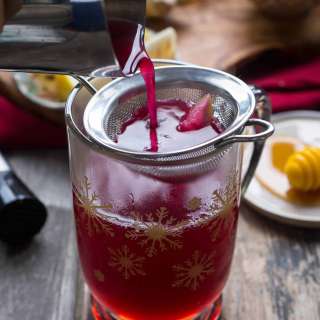 Blueberry Ginger Hot Toddy