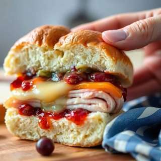 BAKED CRANBERRY TURKEY SLIDERS