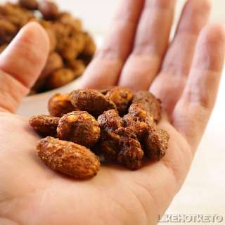 Keto Cinnamon Candied Nuts