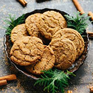 Brown Butter Ginger Molasses Cookies