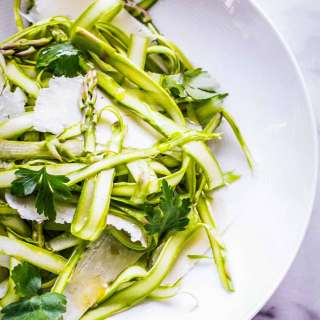 Shaved Asparagus Salad Recipe with Pecorino Romano