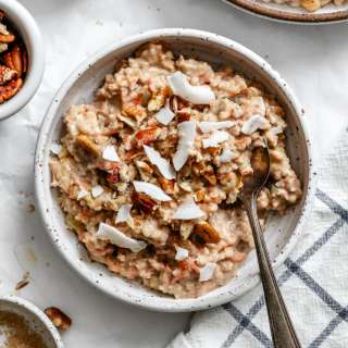 Overnight Carrot Cake Oatmeal