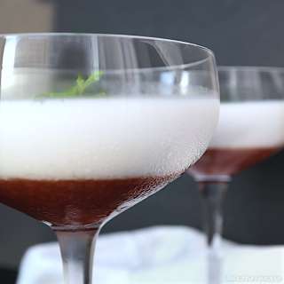 Coconut & Strawberry Panna Cotta