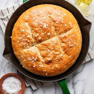 Honey Oat Skillet Bread