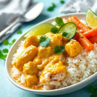 COCONUT CHICKEN RICE BOWL