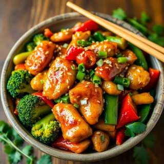 HIGH PROTEIN SESAME CHICKEN