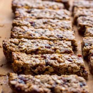 Peanut Butter and Jelly Granola Bars