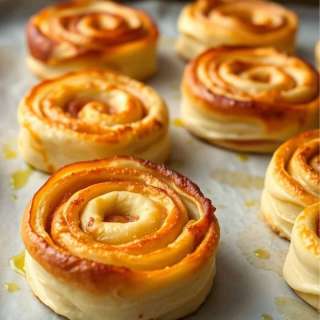 BAKED HAM AND CHEESE PINWHEELS