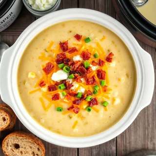 CROCK POT CRACK POTATO SOUP