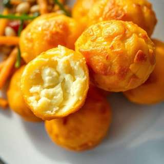 CHEESY MASHED POTATO PUFFS