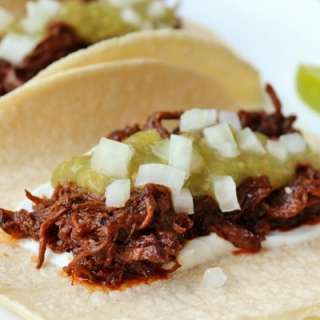 Guajillo-Braised Beef Short Rib Tacos