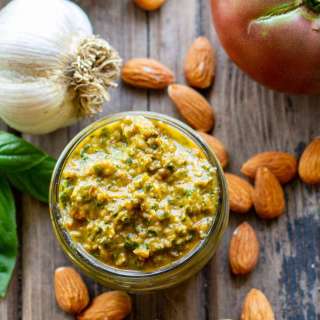 Sicilian Pesto alla Trapanese with Almonds and Tomatoes