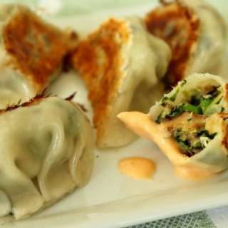 Pea Shoots & Leek Dumplings