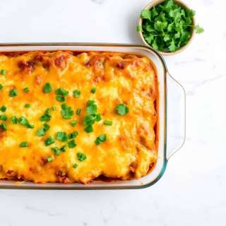 BEEF ENCHILADA BAKE