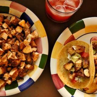 Adobo-Marinated Chicken Tacos