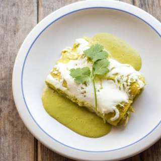 Chicken Enchiladas Suizas Verdes