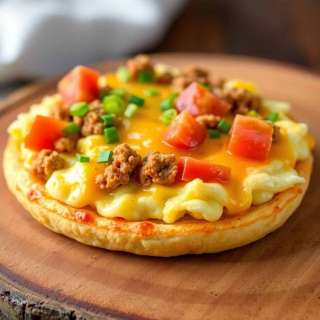 ENGLISH MUFFIN BREAKFAST PIZZA