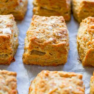 Irish Cheddar and Stout Biscuits