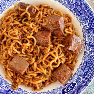 Ram-Don from Parasite (Jjapaguri with Steak)