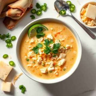 CREAMY CHICKEN AND JALAPEÑO SOUP