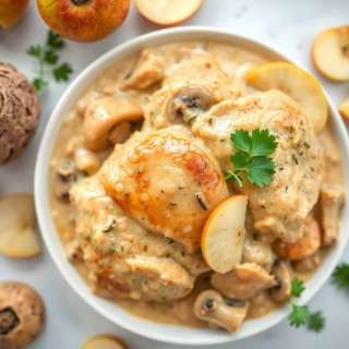 FRENCH CHICKEN CASSEROLE A LA NORMANDE