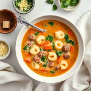 SAUSAGE TORTELLINI SOUP