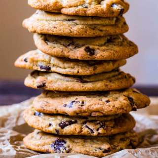 Crispy Chewy Chocolate Chip Cookies
