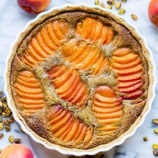 Pistachio Apricot Tart