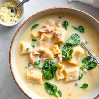 CREAMY ALFREDO LASAGNA SOUP