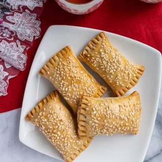 Char Siu Sou (Chinese Roast Pork Pastry Puffs)