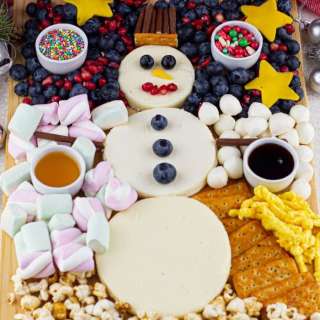 Snowman Cheese Board Recipe