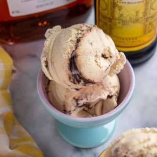 Tiramisu Ice Cream with Mocha Ripple