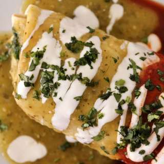 Chicken Burritos Mojados (Wet Burritos)