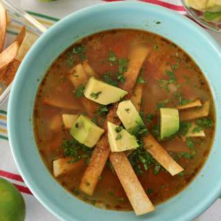 Sopa de Lima (Yucatán Style Lime Soup)