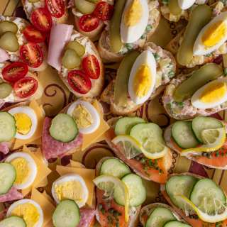 Obložené Chlebíčky (Czech Open Faced Sandwiches)