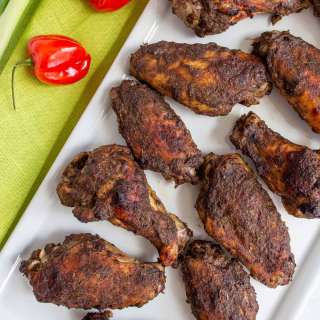 Baked Jamaican Jerk Chicken Wings