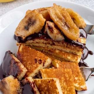 Clinton St. Baking Co. Pancakes with Crunchy Bananas