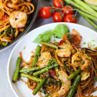 Creamy Shrimp Tomato Basil Pasta