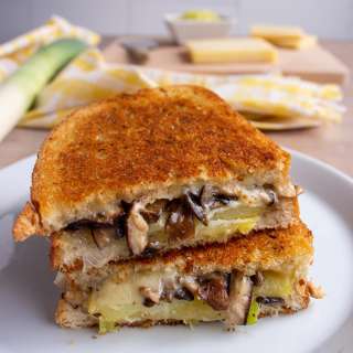 Mushroom Gruyère Grilled Cheese