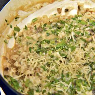Easy Creamy Mushroom Risotto