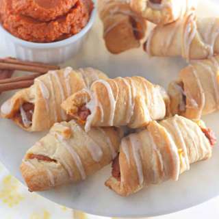 Mini Pumpkin Croissants - Easy Crescent Rolls Recipe