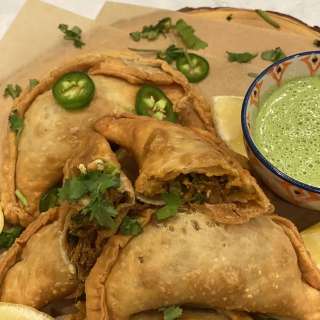 Meat Samosas {Beef Tikka Masala Filling}