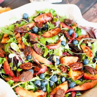 Grilled Peach Salad Recipe