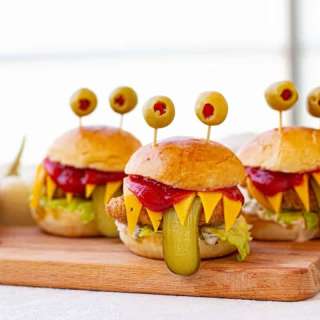 Fun Monster Burger for Your Halloween Party