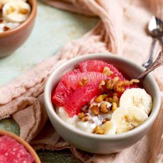 Cottage Cheese Breakfast (With Grapefruit)