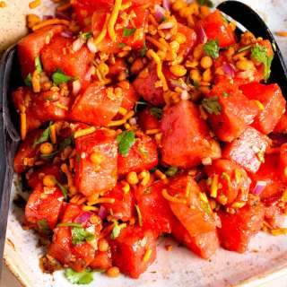 Watermelon Chaat Recipe